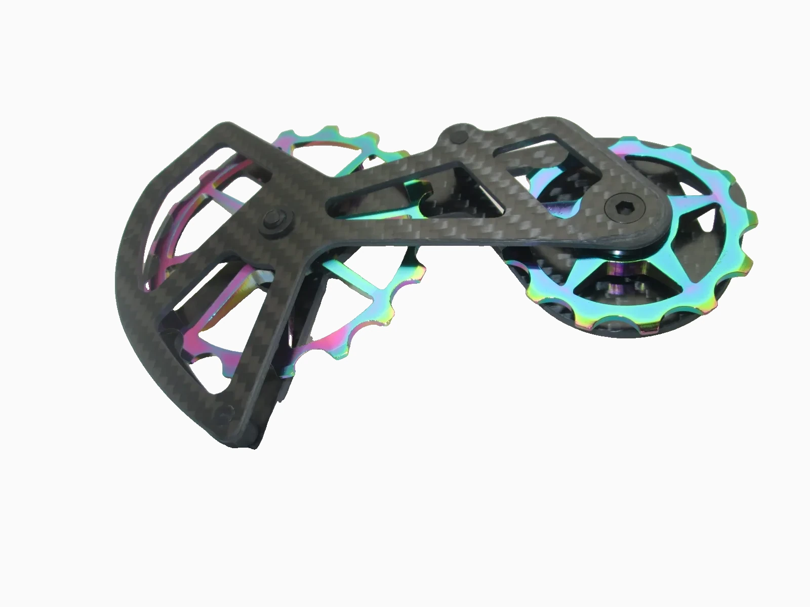 QUNKE oversized derailleur pulley wheel detail